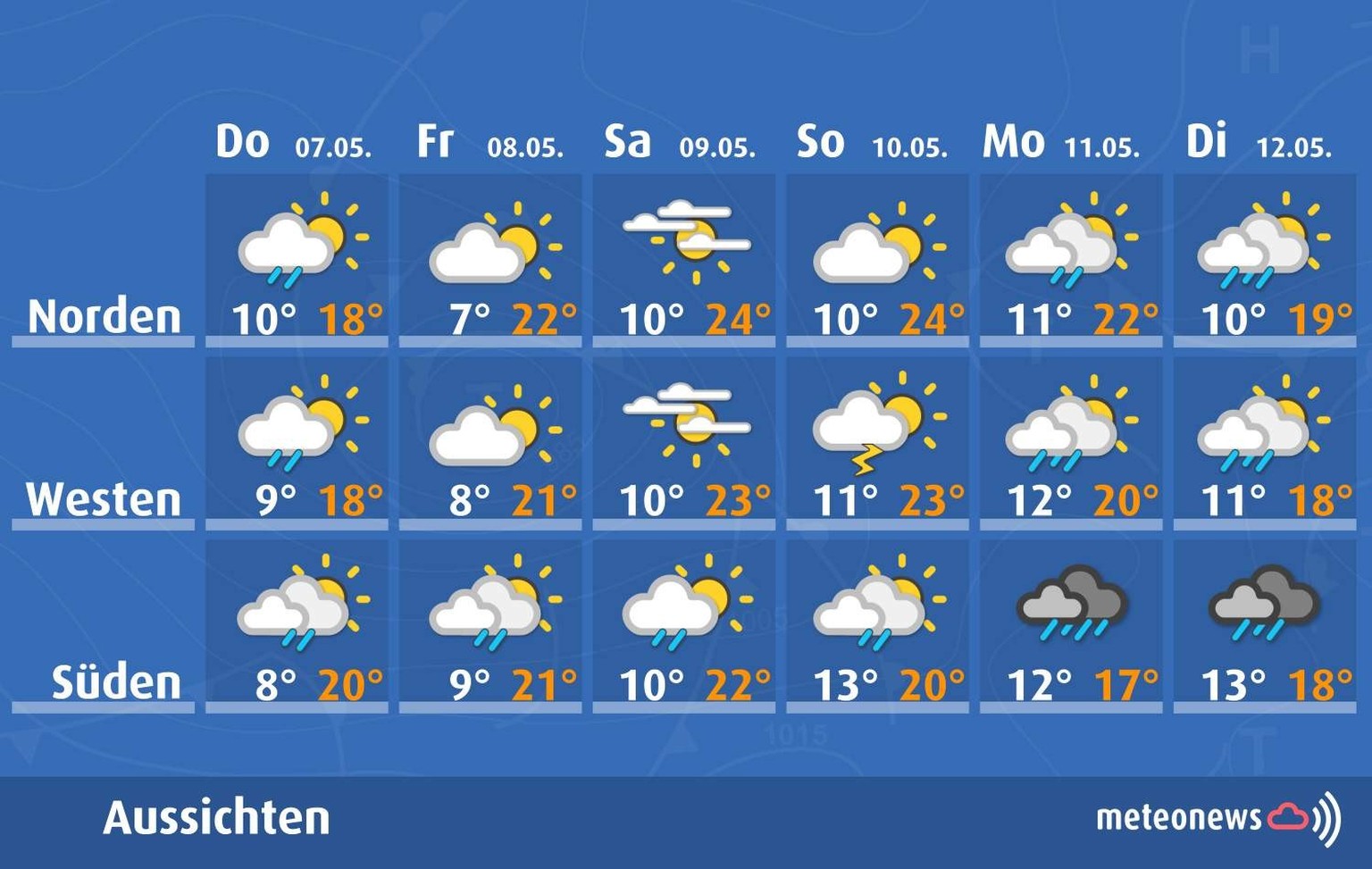 Gewitter über der Schweiz im Mai 2026: Hier ist Vorsicht geboten.