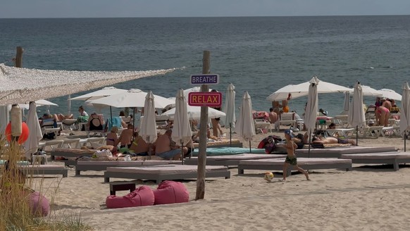 Strandszene in Odessa.