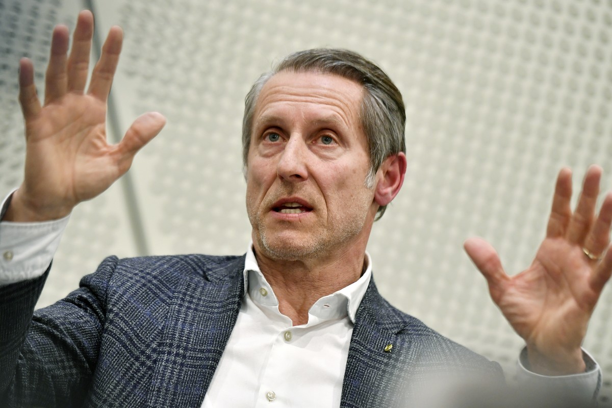 GC - Praesident Stephan Anliker an einer Medienkonferenz des Grasshopper Club Zuerich in Zuerich am Freitag, 1. Februar 2019. (KEYSTONE/Walter Bieri)