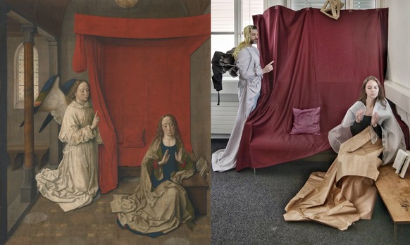 «The Annunciation» von Dieric Bouts in der watson-Version.