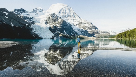 Hiking in Mount Robson Provincial Park.