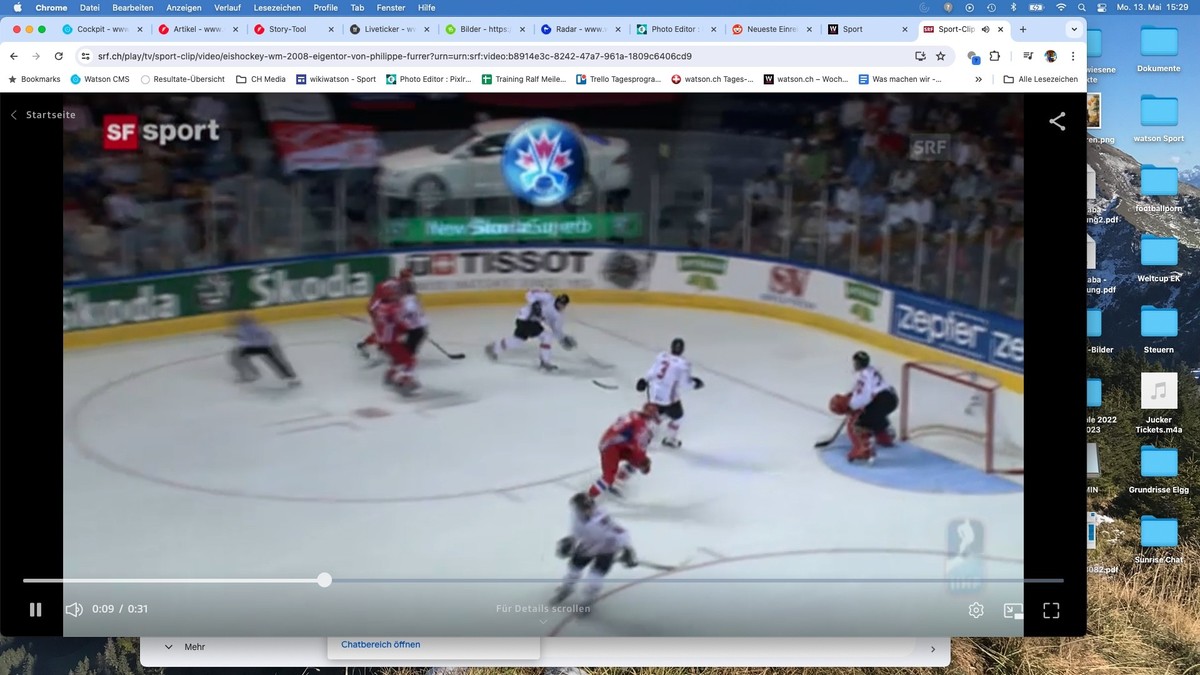 Philippe Furrer schiesst das wohl kurioseste Eigentor der Schweizer Hockey-Geschichte