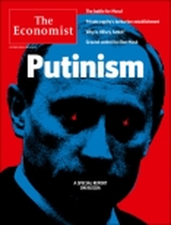 Putin ziert als Dämon das Titelblatt des «Economist».