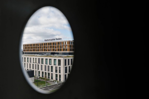 Das Kantonsspital Baden KSB, fotografiert am 27. März 2026.