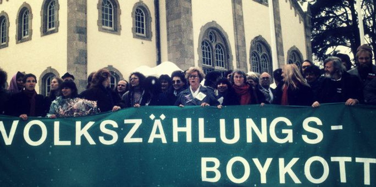 Die Volkszählung 1987 löste in Deutschland eine massive Protestwelle aus. &nbsp;