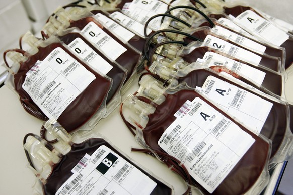 Überlebenswichtig: Blutkonserven.