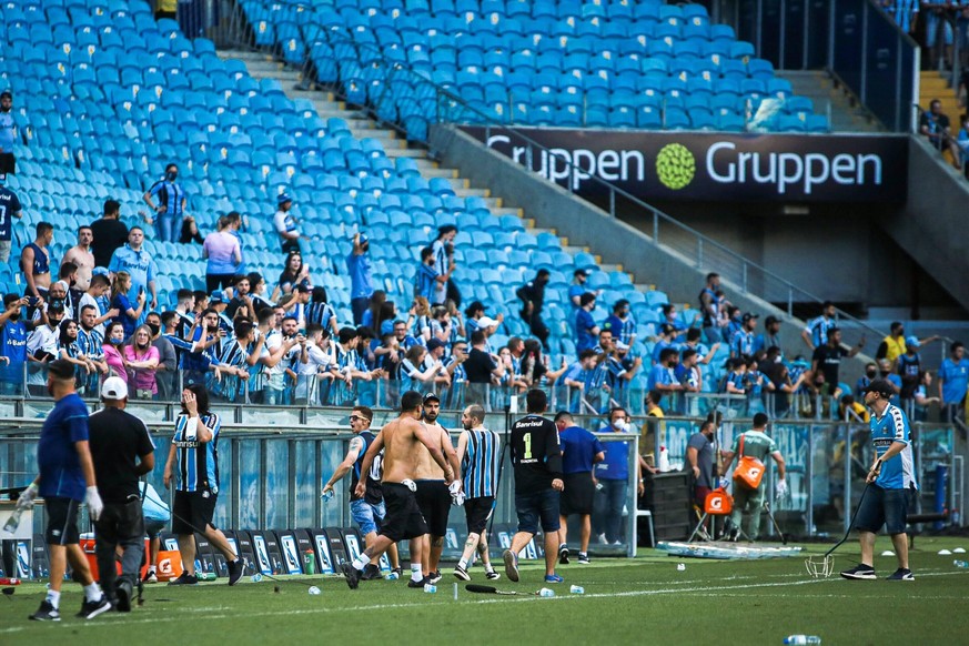 Nach dem Spiel zwischen Gremio und Palmeiras kam es im Stadion zur Eskalation.