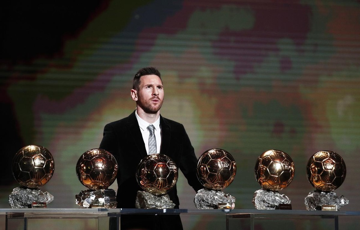 Lionel Messi, avant de remporter un septième Ballon d'or controversé.