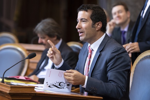 Andrea Caroni, FDP-AR, spricht an der Herbstsession der Eidgenoessischen Raete, am Mittwoch, 26. September 2018 im Staenderat in Bern. (KEYSTONE/Anthony Anex)