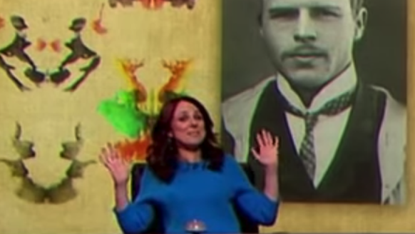 QI quizshow BBC TV fernsehen hermann rorschach cariad lloyd alan davies