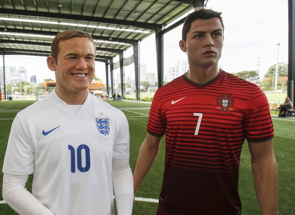 Ex-Teamkollege bei ManU Wanye Rooney.