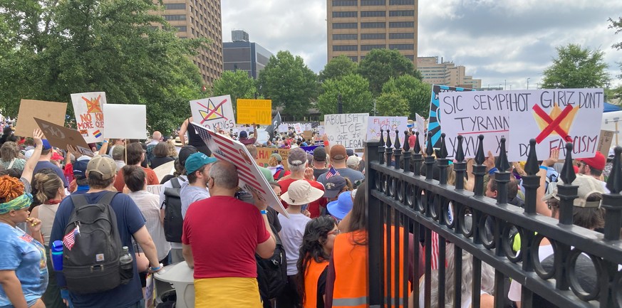 Die «No Kings»-Demonstration in Atlanta.