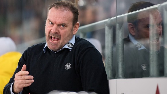 Tigers Trainer Heinz Ehlers im Eishockey Meisterschaftsspiel der National League zwischen dem EHC Biel-Bienne und den SCL Tigers, am Freitag, 22. November 2019, in der Tissot Arena in Bern. (KEYSTONE/ ...
