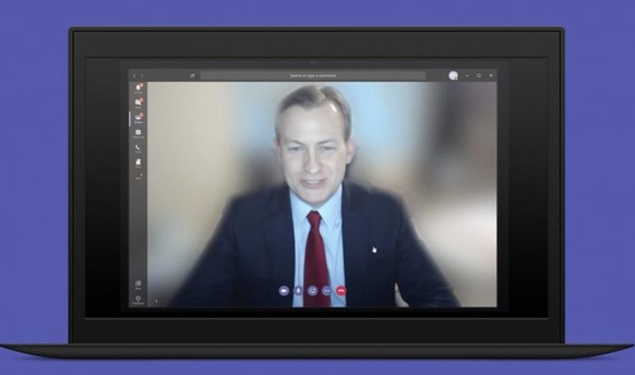 In Microsofts Video-Anrufe-App kann man nun wahlweise den Hintergrund ausblenden.