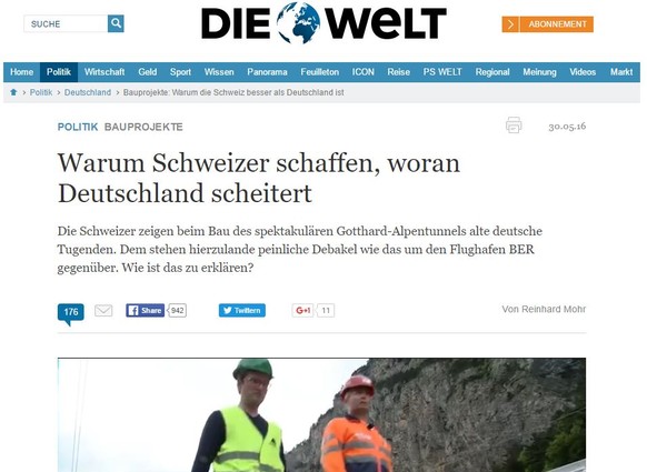 «Die Welt» sucht nach einer Erklärung.