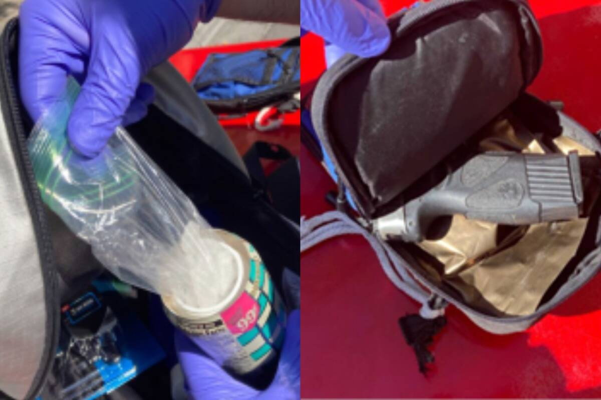 Il amène de la méthamphétamine à un contrôle judiciaire à Las Vegas.
