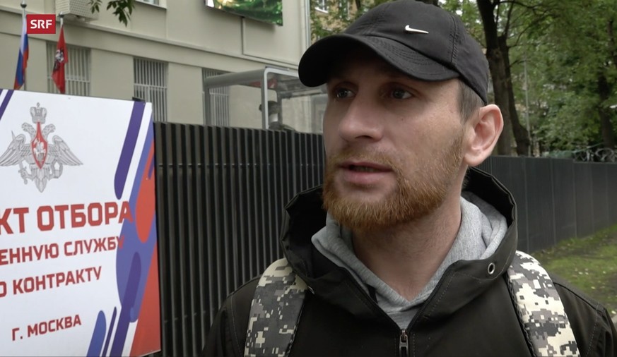 Russischer Familienvater, der sich freiwillig für den Krieg meldet (SRF-Reporter-Doku)