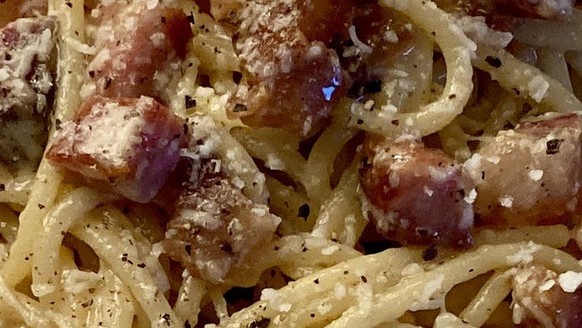 pasta alla gricia amatriciana lazio guanciale pecorino essen food italien rom kochen