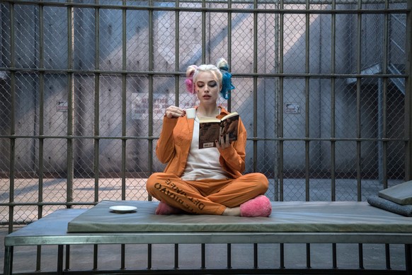 This image released by Warner Bros. Pictures shows Margot Robbie in a scene from &quot;Suicide Squad.&quot; (Clay Enos/Warner Bros. Pictures via AP)