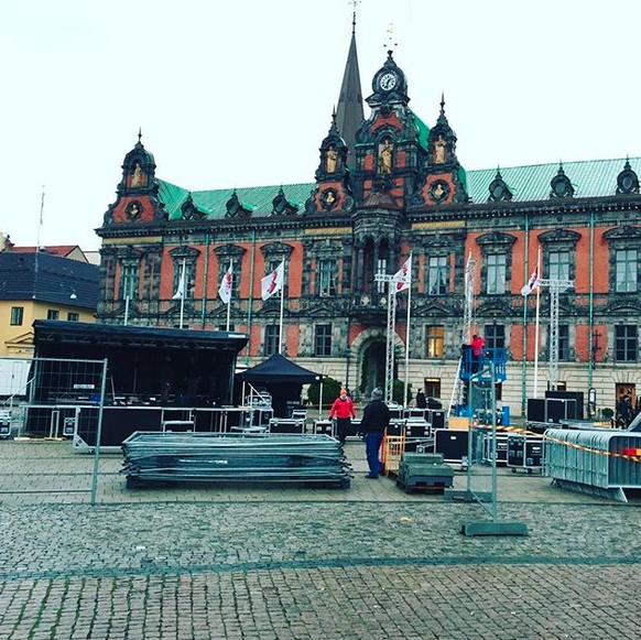 Wenn Zlatan nach Hause kommt, gibt's auf dem Marktplatz ein Public Viewing.