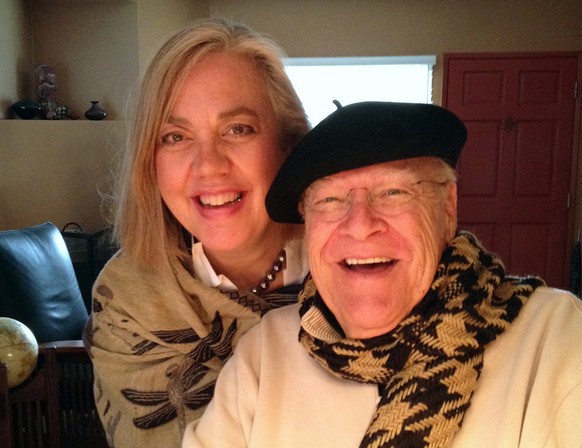 This undated photo provided by Sarah C. Koeppe, shows David Huddleston and his wife Sarah C. Koeppe. Huddleson, a character actor best known for portraying titular roles in &quot;The Big Lebowski&quot ...