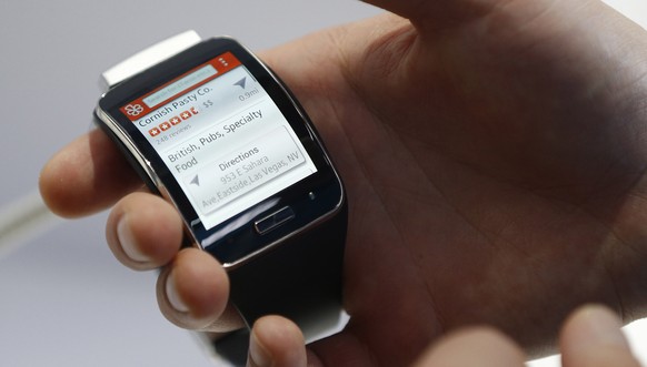 Samsungs neue Smartwatch, die Galaxy Gear S.
