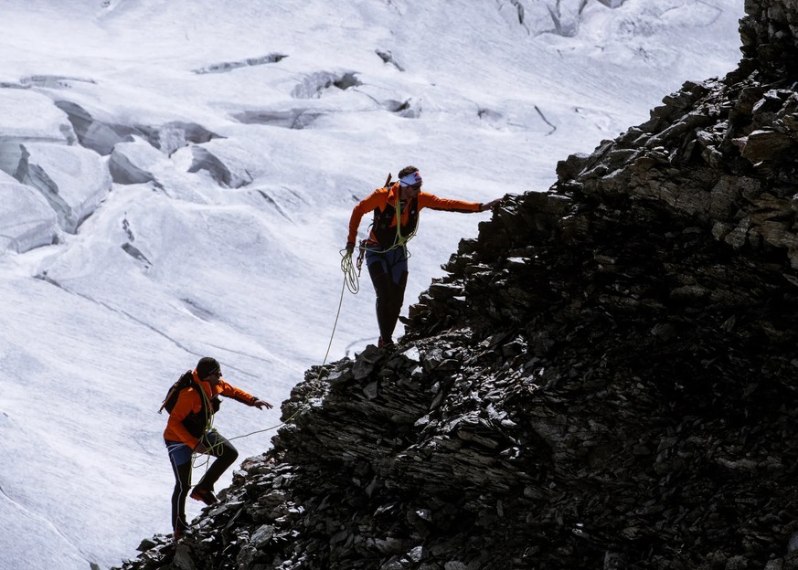 Swiss Skyline Eiger Mönch Jungfrau Nicolas Hojac und Adrian Zurbrügg