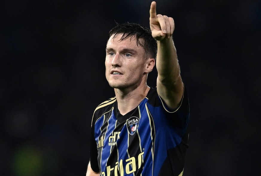 Mp Bologna 30/10/2025 - campionato di calcio serie A / Pisa-Lazio / foto Matteo Papini/Image nella foto: Michel Aebischer PUBLICATIONxNOTxINxITA