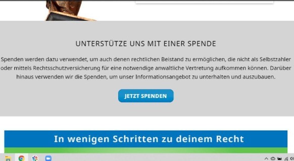 Falsche Versprechungen: Das wirft Anwalt Pankalla Ludwig wegen der «Klagepaten» vor: Auf der Seite wurde um Spenden geworben, um kostenlos zu helfen, viele Menschen hätten aber nie Antwort auf Anfrage ...