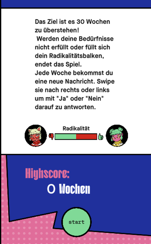Radical Choices Game