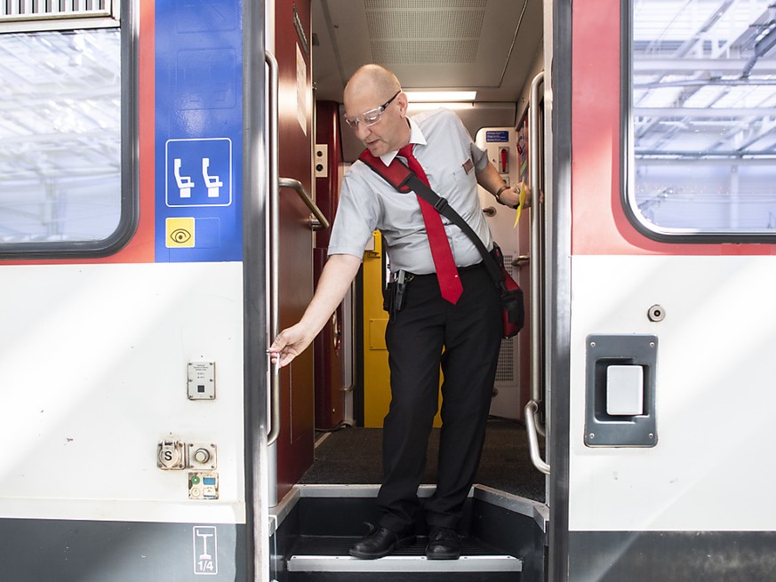 «Ich habe keine Angst vor den Türen», sagt Stefan Spörri, Chef Zugbegleiter SBB. 