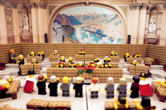 BRW15 Lego Nationalratssaal Vereidigung Bundesrat (und Bundeskanzler)