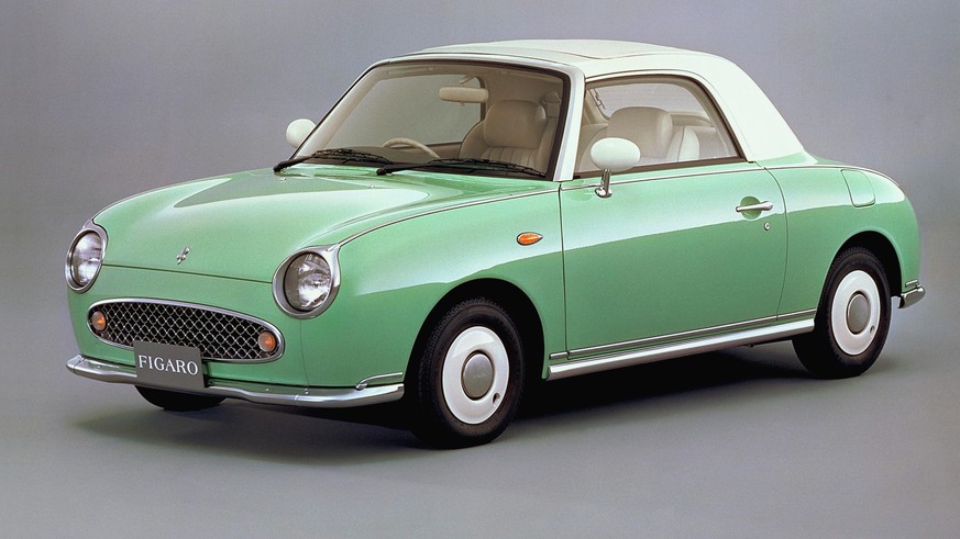 nissan figaro retro kei car japan https://en.wikipedia.org/wiki/Nissan_Figaro