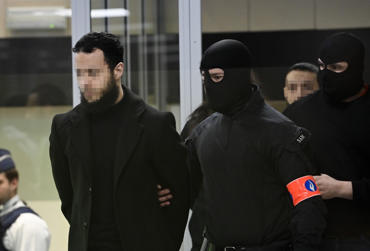 Salah Abdeslam, lors des procès des attentats de Paris, en septembre dernier.