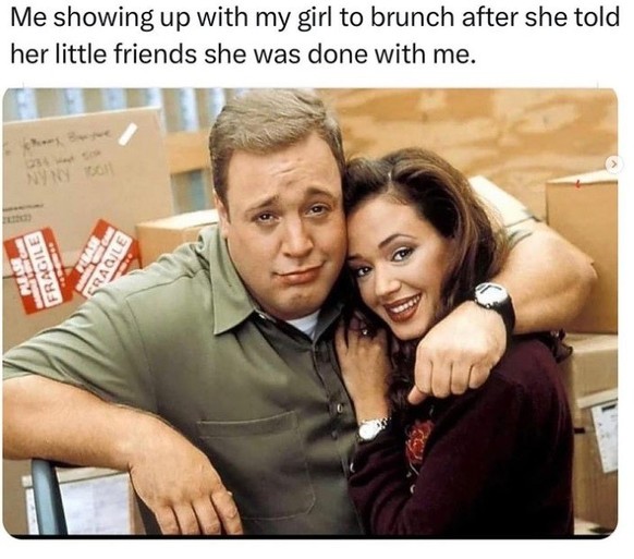 Kevin James King of Queens Meme