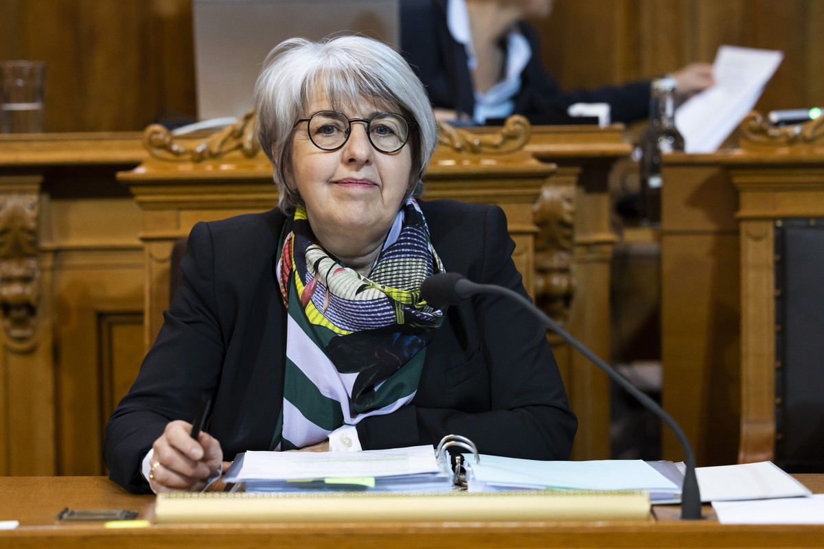 Elisabeth Baume-Schneider, cheffe du Département fédéral de justice et police.