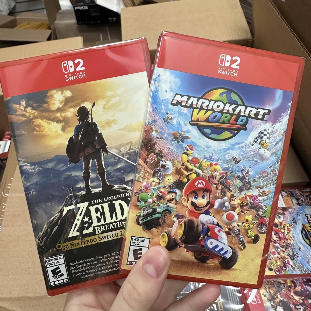 So sehen die Gamehüllen aus.