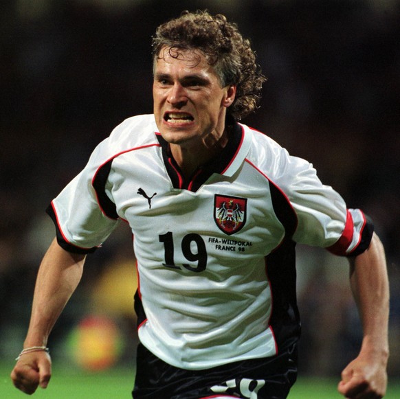 Bei Österreichs letzter WM-Teilnahme 1998 spielten noch Toni Polster (Bild), Andi Herzog und Ivica Vastic.