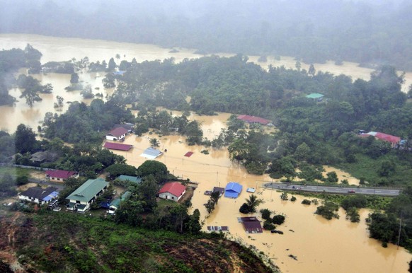 Mehr als 100'000 Malaysier mussten fliehen.