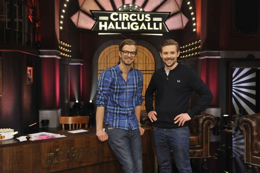 &quot;CIRCUS HALLIGALLI&quot; - Ein Kindergeburtstag fÂ¸r Erwachsene: Joko Winterscheidt (l.) und Klaas Heufer-Umlauf (r.) ...