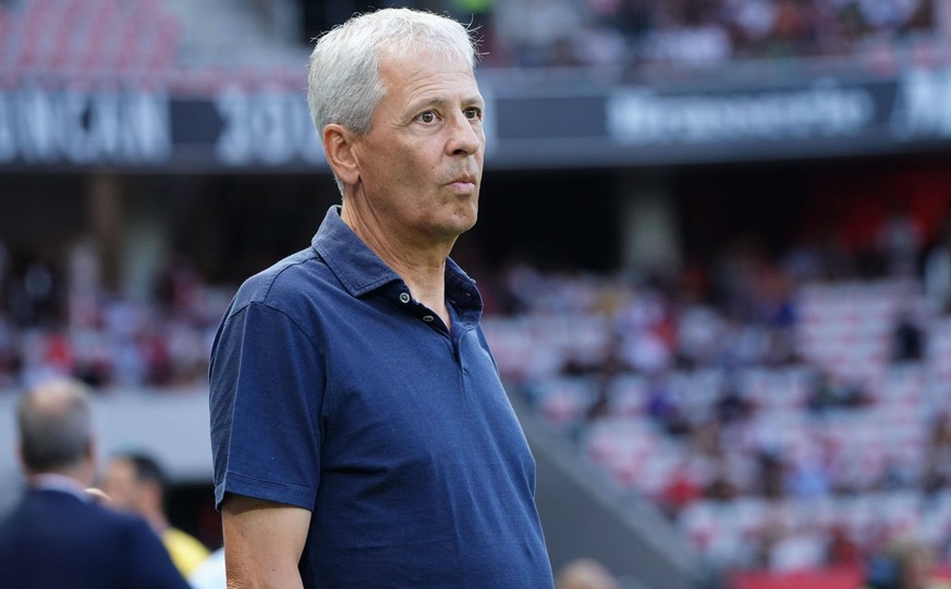 Lucien Favre entraineur de l OGC Nice FOOTBALL : OGC Nice vs Maccabi Tel Aviv - Barrage retour de conf rence Ligue - Nice - 25/08/2022 NorbertScanella/Panoramic PUBLICATIONxNOTxINxFRAxITAxBEL