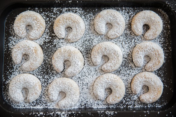 Vanillegipfeli, Weihnachtskekse, Weihnachten, Plätzchen, Guetzli