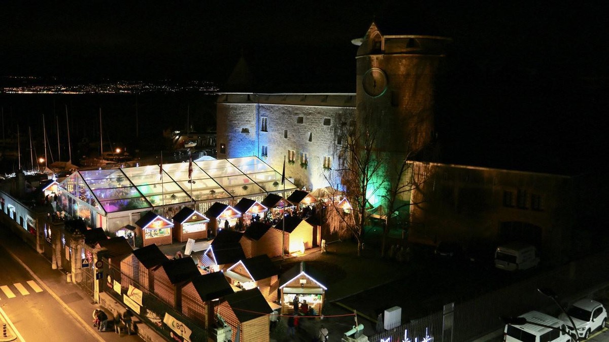 Château de morges marché de noël