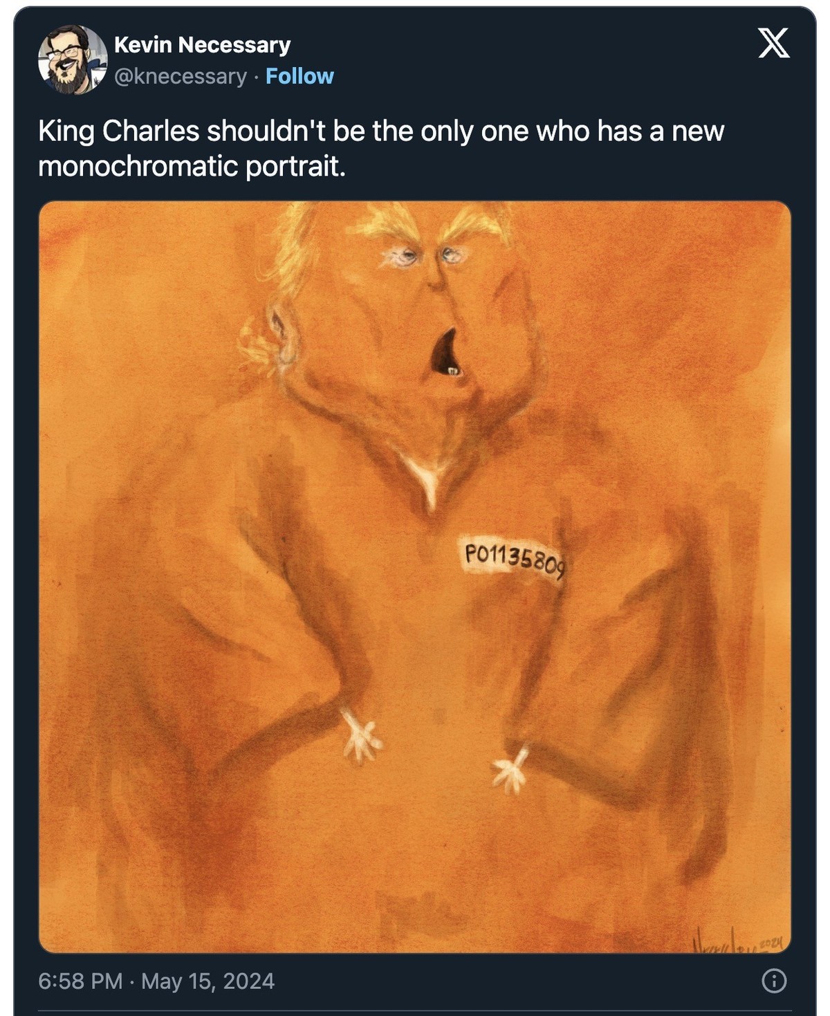 Trump-Karikatur