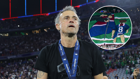 PSG-Trainer Luis Enrique und die Fans gedenken der verstorbenen Tochter Xana.