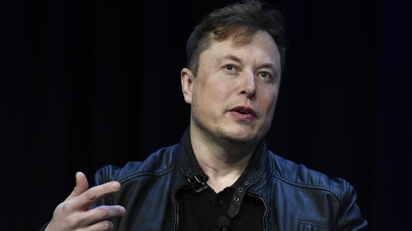 FILE - Tesla and SpaceX CEO Elon Musk speaks at the SATELLITE Conference and Exhibition, March 9, 2020, in Washington. (AP Photo/Susan Walsh, File)
Elon Musk