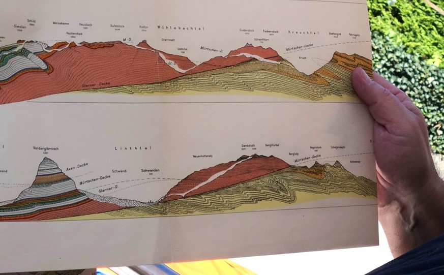 Bilder vom Erdrutsch in Schwanden (GL) vom 04.09.2023. Interview mit Geologe Mark Feldmann