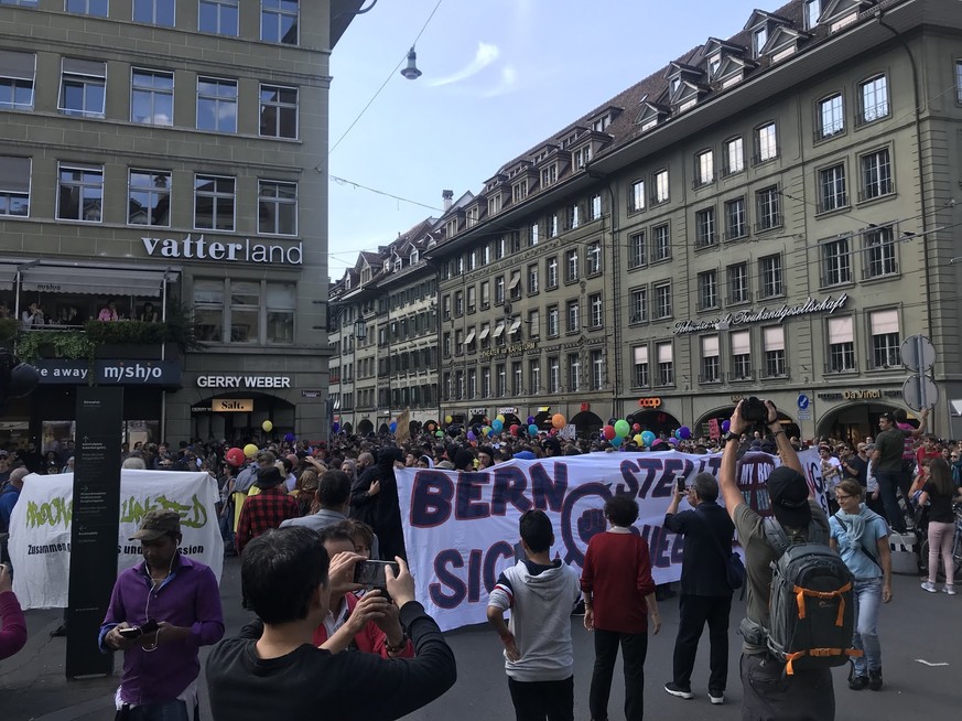 Gegendemo gegen Marsch fürs Läbe, Bern