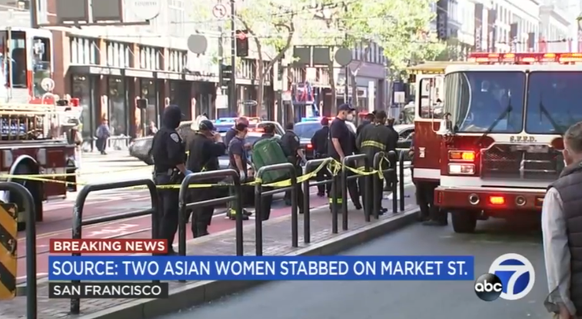 Tatort Market Street in San Francisco: Gewalt gegen asiatischstämmige Menschen in den USA hat signifikant zugenommen.