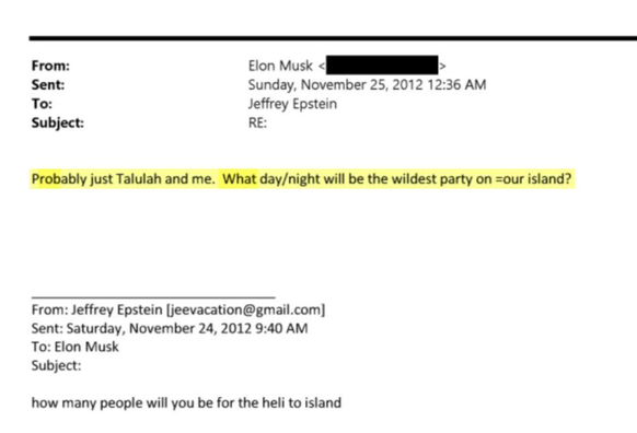 Musk war wohl an der wildesten Party von Epstein interessiert.